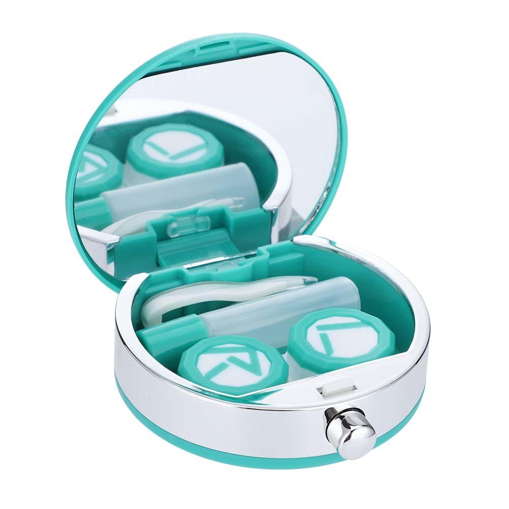 HERCHR Mini Contact Lens Holder Eye Care Lenses Case Set Cute Lovely