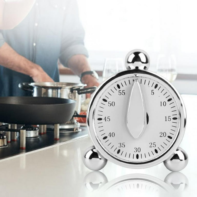 60 Minutes Kitchen Mechanical Timer Cooking Baking Reminder Loud Alarm·Clock  xf