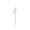 A005- E, variant on Clear Glass Christmas Tree Ornament with Pearl Bead and Silver Finial, 1 Pack, Silver and White, for Holiday Tree Hanging Decoration