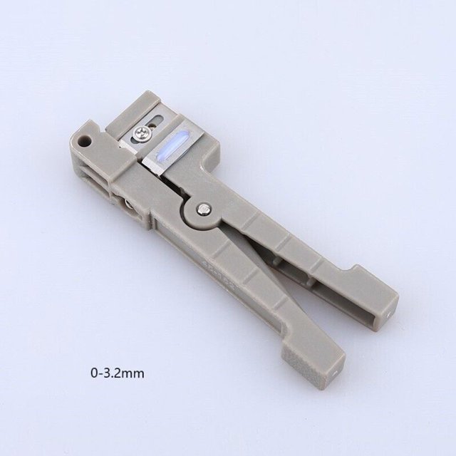 New Fiber Bundle Fiber Bundle Adjustable Blade Fiber Bundle Tube Stripper for Twisted Pairs Tightly Wound Cables 45-162