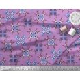 thumbnail image 3 of Soimoi Georgette Viscose Fabric Tiles Moroccan Print Sewing Fabric Yard 42 Inch Wide, 3 of 3