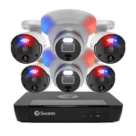 UPC: 0840236136209 | Swann 6 Camera 8 Channel 12MP Pro Enforcer™ NVR Security System – SONVK-890004B2DE