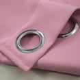 thumbnail image 1 of serony Solid Colored Short Valance Curtains Kitchen Window Panels Rod Pocket Door Panels Rod Pocket Treatment Pink L, 1 of 9