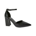 thumbnail image 2 of Dorothy Perkins Womens Blanche Pointed Ankle Strap High Block Heel Court Shoes, 2 of 4