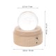 thumbnail image 4 of Inicio Delicate Night Light Ball Delicate Lámpara de noche con soporte de madera Base, 4 of 5