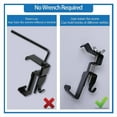 thumbnail image 3 of Brick Hooks 8Pcs, Hanger Clips for Hanging Outdoors, Adjustable 1.75 Inch-2.8 Inch,, 3 of 8