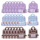 thumbnail image 1 of 21x bonita mochila, bolsas de regalo, suministros para fiestas, embalaje, bolsas de almacenamiento, pequeñas bolsas selladas para dulces, alimentos, marrón violeta, 1 of 9