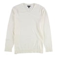 thumbnail image 1 of Alfani Chandail Col en V Uni pour Hommes, Blanc, TTG, 1 of 2