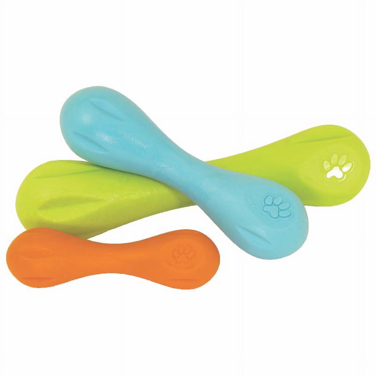 WEST PAW Zogoflex Rumpus Dog Chew Toy (Small, Tangerine) & Zogoflex Hurley  Dog Bone Chew Toy (Small, Aqua) – Floatable Pet Toys for Aggressive