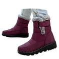 thumbnail image 2 of Women's Snow Boots Stylish Thickened Winter High Top Casual Warm Boots for Outdoor Activities Comfy and with Sole for Comfort, 2 of 5