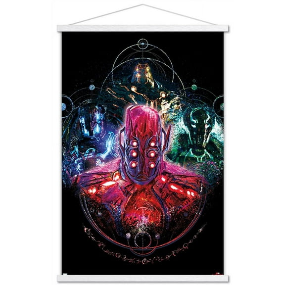Marvel Eternals - Celestials 2 Wall Poster with Wooden Magnetic Frame, 22.375" x 34"