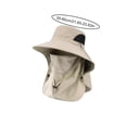 thumbnail image 4 of Sunshade Hat with Big Eave and Detachable Mask for Fishing Hiking and Outdoor Sports, 4 of 8