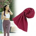 thumbnail image 6 of Ice Towel Absorbent Towel 30x90cm Soft Sweat Towel for Workout Exercise Yoga rose red, 6 of 8