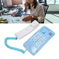 thumbnail image 4 of Old Style Retro Wall Phone, ABS Material Retro Wall Phone Waterproof Mute Button Dustproof  For Bank Red,White,Blue, 4 of 8