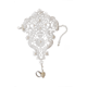 thumbnail image 5 of Accesorios de boda para novias, pulsera de encaje blanco con anillo, joyería de una cadena, 5 of 6