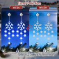 thumbnail image 3 of Christmas Window Lights, 2pcs LED Snowflake Curtain Fairy Lights with 8 Modes, Christmas String Lights Battery Powered for Indoor Outdoor Window Weddi, 3 of 4