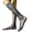 Navy Blue, variant on Xinwanna Men's Casual Business Dress Socks Middle Calf Wide Striped Sheer Nylon Stockings Formal Suit See Through Thin Faux Silk Socks (Black,One Size)