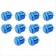 thumbnail image 1 of 10 Botones Arcade de 24 mm, Responsivos, para Entusiastas de los Videojuegos, Color Azul., 1 of 5