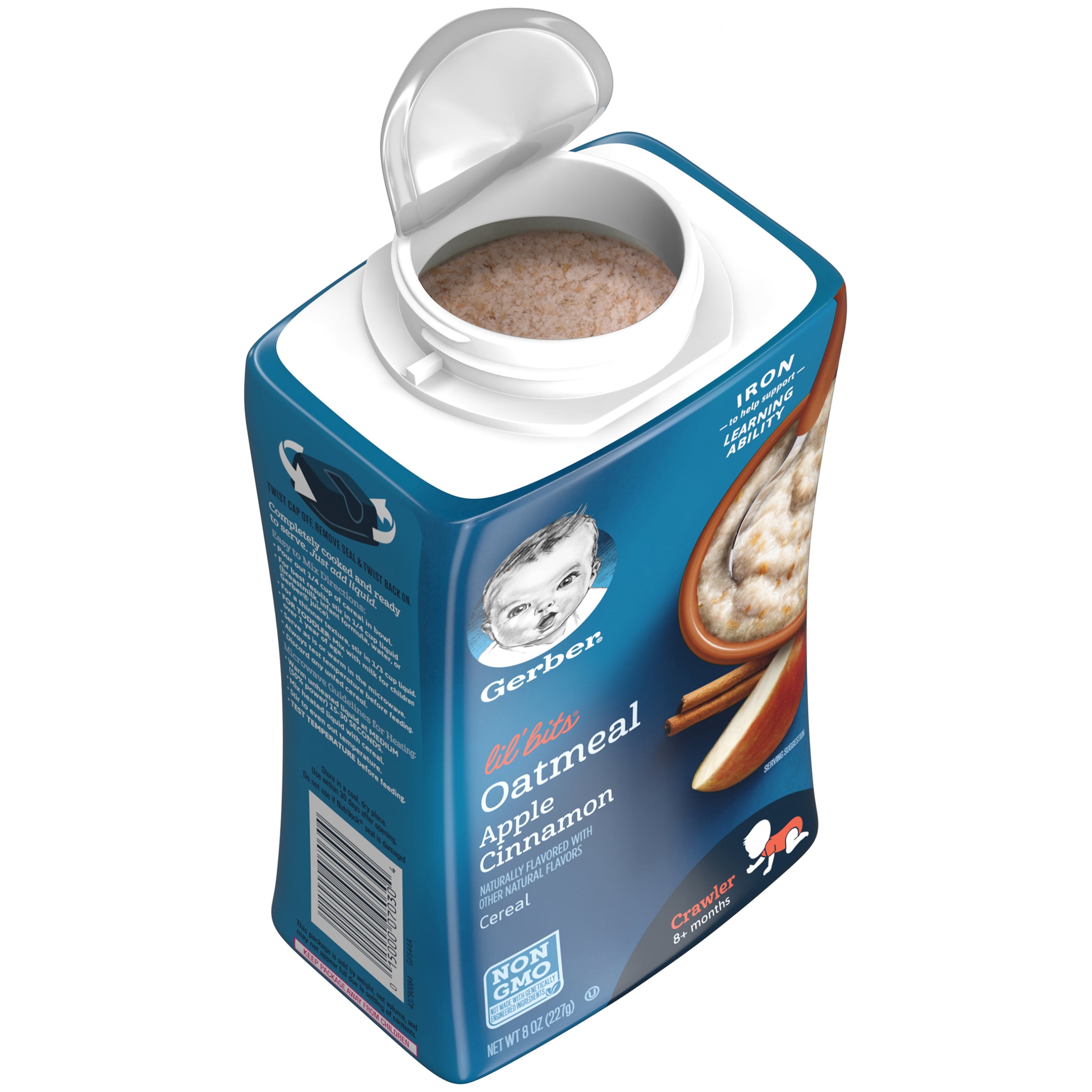 gerber oatmeal apple cinnamon