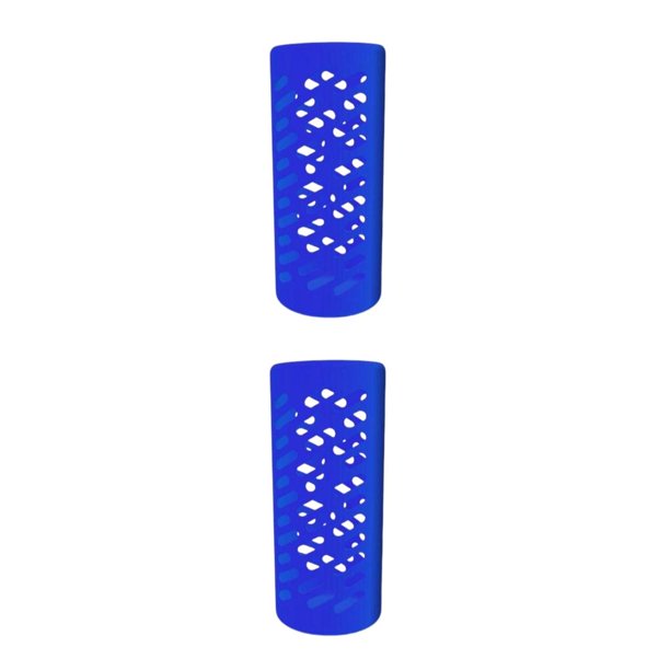 Billuyoard Protector de cubierta de silicona Portabotellas Accesorio de envoltura Tapas de color sólido Reemplazo para 18-32-40oz Azul oscuro S Azul oscuro S 2piezas Billuyoard CBP448721