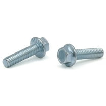 M12-1.75 x 40 mm Hex Flange Bolts / Serrated / Grade 8.8 / Zinc / DIN6921 - 200 Piece Carton