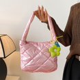 thumbnail image 2 of Sac Fourre-Tout Gonflé pour Femmes, Léger, Matelassé, avec Pendentif, 2 of 9
