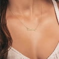 thumbnail image 5 of Turandoss Harper Necklace Custom Name Necklace Personalized 14K Gold Plated Harper Name Plate Necklace Personalized Name Necklace for Women, 5 of 7