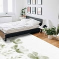 thumbnail image 6 of Area Rugs Indoor Non-Slip Rectangle Rug 5x7 Ft Simple Style Watercolor Retro Sage Green Floral Lines Rug Rubber Backing Floor Mats Non Shedding Home Decor Carpet for Entryway Living Room, 6 of 8