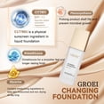 thumbnail image 2 of Base de maquillaje GROEI que cambia de color, SPF 15, 30 ml, 2 of 6