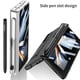 thumbnail image 3 of For Samsung FOLD4 5G Mobile Phone Case W23 Protective Case Folding Screen Full-package Anti-fall With Bracket With Pen Slot Case Film Integrated Lens Protection Matte Hard Case, 3 of 4