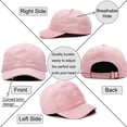 thumbnail image 4 of YooGuoGuo Short Bill Baseball Cap Plain Hiphop Dad Hat Cooling Trucker Hat, 4 of 7