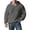 Dark Gray, variant on Men's Hooded Ribbed Knit Sweater Pullover Long Sleeve Casual Hoodie Sweater Top