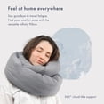 thumbnail image 2 of Infinity Pillow - Home Travel Soft Neck Scarf Support Sleep (grey), 2 of 6