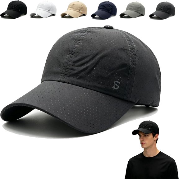 Quick-Dry UV Protection Baseball Cap -Breathable Adjustable Unisex Hat, Sunscreen Breathable Baseball Cap, for Summer