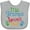 AC-Heather Grey, variant on Inktastic My Gramps Loves Me Boys or Girls Baby Bib