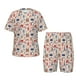 thumbnail image 1 of Balery Paris Conjunto de Pijama Infantil de Manga Corta con Estampado – Ropa de Dormir de Algodón Suave-Medium, 1 of 6
