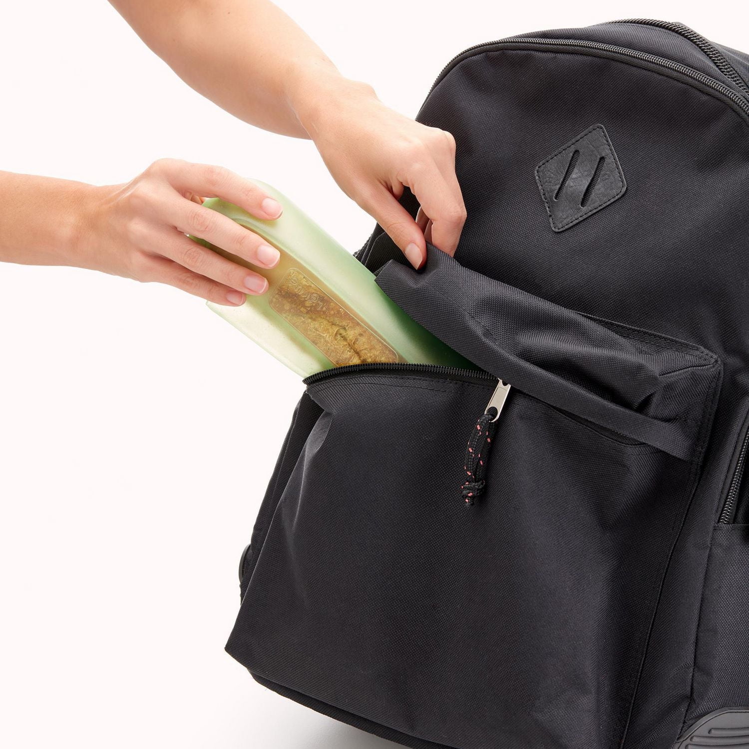 Lekue Reusable Silicone Food Storage Baguette Container Case