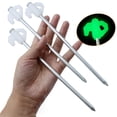thumbnail image 3 of Non-Rust Heavy Duty Tent Stakes, Secure Support Screw Ground Anchor for Patios & Gardens (Reusable Fluorescence), 3 of 5