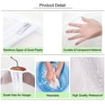 thumbnail image 4 of Garment Bags, [6 Pieces] Transparent Garment Cover, With ZipperWhite, 4 of 5