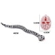 thumbnail image 4 of Serpiente de control Serpiente realista de AN2852Z Ojos 3 Regalo Juego Simulación Juguete Control negro 3, 4 of 9