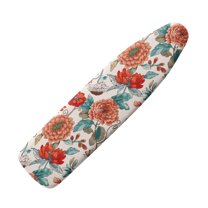 HELLHERO Retro Watercolour Floral Style Ironing Board Cover, 15x54 Inch Ironing Board Cover Protector Standard Size, Heat-Resistant Iron Board Cover, Easy Installation
