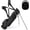 Black, variant on BarefHaven Golf Stand Bag, Lightweight Organized Golf Bag, Easy Carry Shoulder Bag with 4 Way Dividers and 4 Pockets for Extra Storage