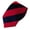 Red Navy, variant on Men's 1-Inch College Stripe Woven 2.75 inch Width Slim Neck Tie - Red Navy