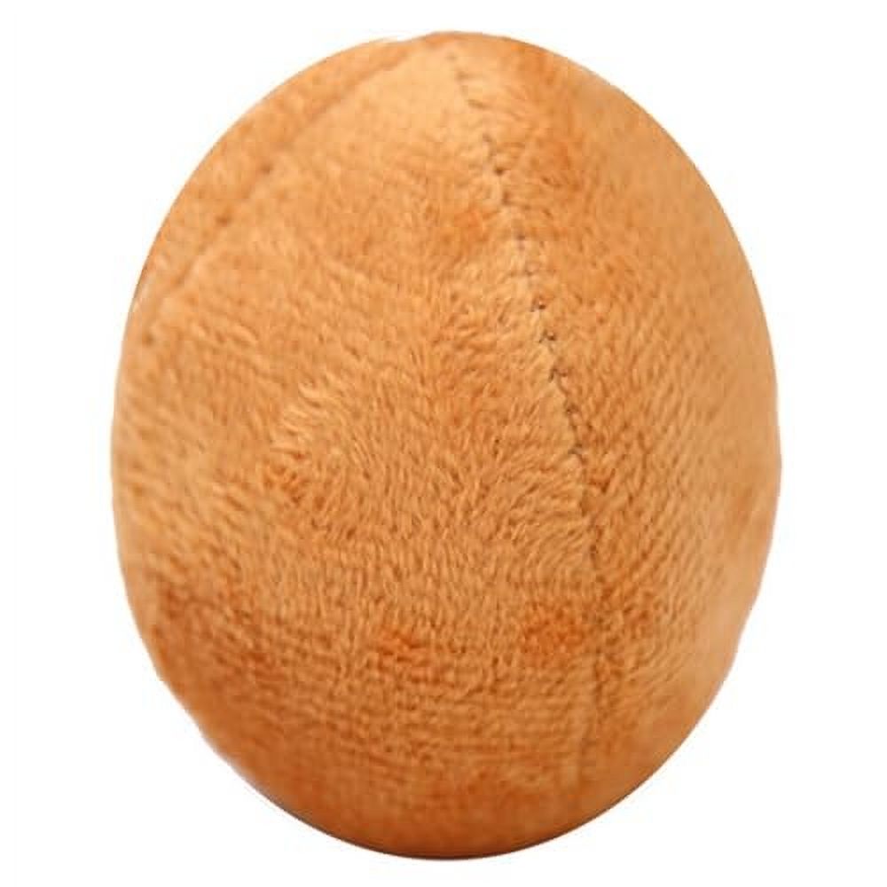 Egg-Shaped Plush Puppy Toy: Soft Bell-Infused Teething Chew for Biting, Outdoor Training, and Home Tooth Care for Small to Large Dogs