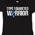 thumbnail image 4 of Inktastic Type 1 Diabetes Warrior Boys or Girls Baby Bodysuit, 4 of 5