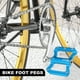 thumbnail image 3 of Ofertas Únicas 1 Par de Reposapiés Traseros de Aleación de Aluminio Pedales Planos Reposapiés Azules Ajuste para Ejes de 9/16 Pulgadas MTB Bicicleta, 3 of 7