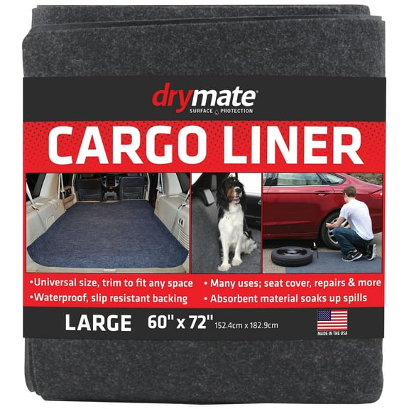 Drymate, Waterproof, Trunk Floor Mats, Fits SUV - Black 4 Piece