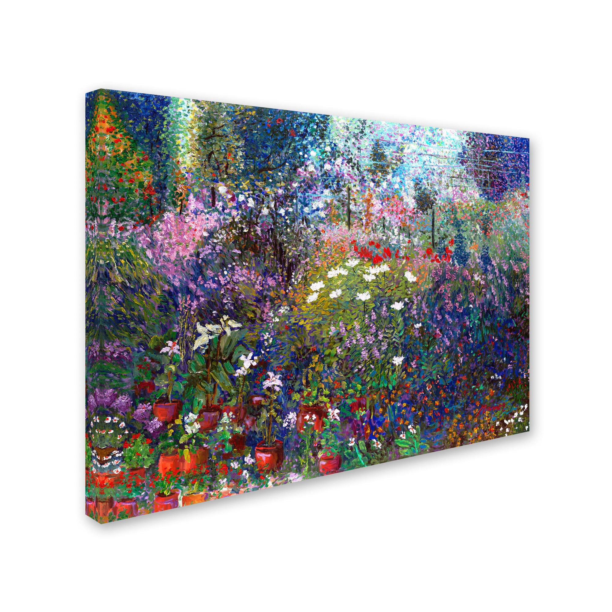 Trademark Fine Art "Garden In Maui II" Canvas Art by Manor Shadian