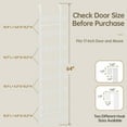 thumbnail image 4 of Adjustable Cabinet Door Organizer, 8-Tier Hanging Spice Rack Organizer, Metal Over the Door Pantry Organizer, Pantry Organizers and Storage Shelves for Kitchen Bathroom Laundry Room, White, 4 of 18