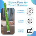 thumbnail image 4 of Uxcell Stylus Pens for Touch Screens, High Precision Universal Bling Stylus Crystal Metal Capacitive Pen Green, 4 of 7